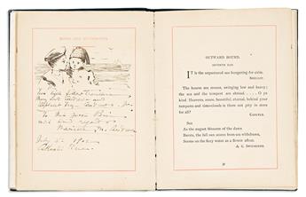 (MARITIME.) Autograph and memory book kept aboard the inaugural voyage of the SS Kroonland,